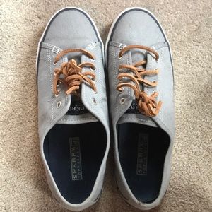 Sperry grey shoes